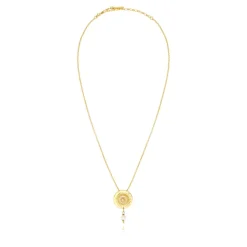 Dakota Adjustable Pendant Necklace - Pearl