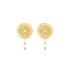 Dakota delicate earrings - pearl