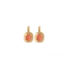Delicate sleeper earrings, Soleil - roses