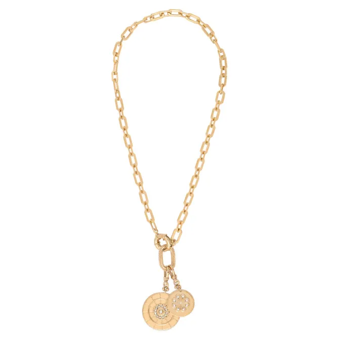 Farah chain necklace - gold