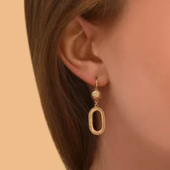 Farah hoop earrings - gold