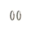 Farah hoop earrings - silver