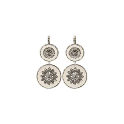 Farah sleeper earrings - silver