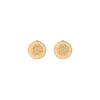 Farah thin clip-on earrings - gold