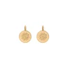 Farah thin sleeper earrings - gold