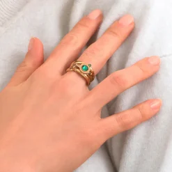 Fujita adjustable ring - green