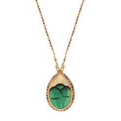 Fujita pendant necklace - green