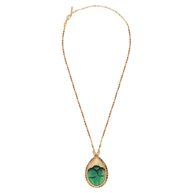 Fujita pendant necklace - green