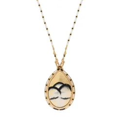 Fujita pendant necklace - white
