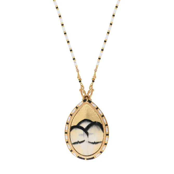 Fujita pendant necklace - white