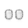 Gilda clip-on earrings – silver