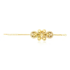 Gloria adjustable thin chain bracelet - gold