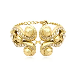 Gloria adjustable thin chain bracelet - gold