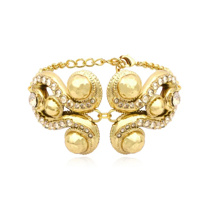 Gloria adjustable thin chain bracelet - gold