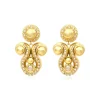 Gloria clip-on earrings - gold
