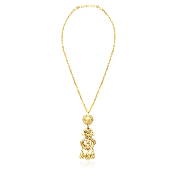 Gloria pendant necklace - gold
