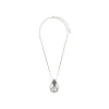 Hawaiian Delicate Pendant Necklace - White