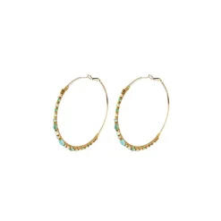 Iancura hoop earrings - blue