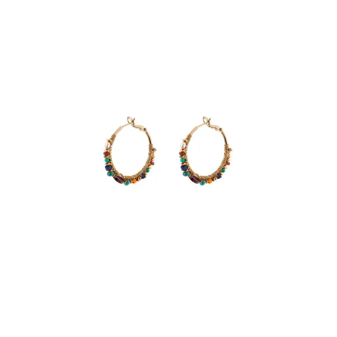 Iancura hoop earrings - gold