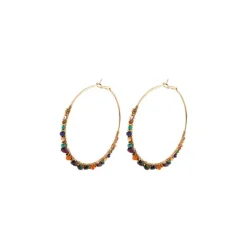 Iancura hoop earrings - multicolored