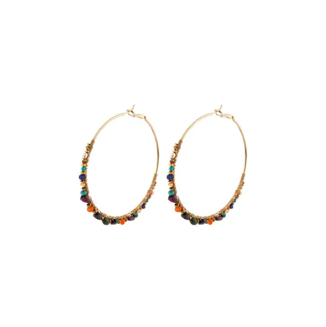 Iancura hoop earrings - multicolored