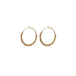 Iancura hoop earrings - pearl