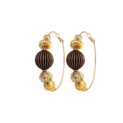Inti hoop earrings - gold