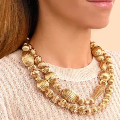 Inti long necklace - gold