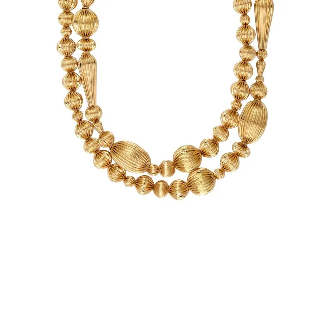 Inti long necklace - gold