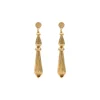 Inti pierced stud earrings - gold
