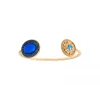 Louise adjustable bangle bracelet - turquoise