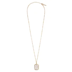 Louise Adjustable Long Necklace - White