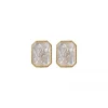 Louise clip-on earrings - white