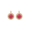 Louise delicate sleeper earrings - roses