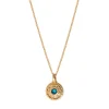 Louise mid-length necklace - turquoise