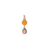 Louise pendant necklace - orange
