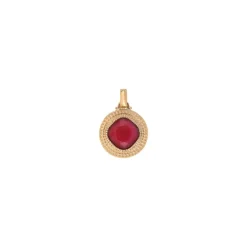 Louise pendant necklace - red