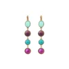 Louise sleeper earrings - blue