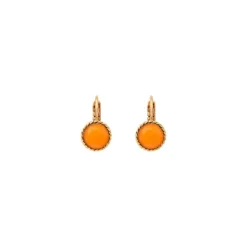 Louise sleeper earrings - orange