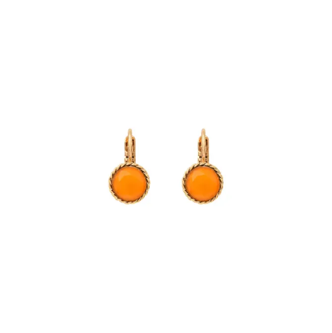Louise sleeper earrings - orange