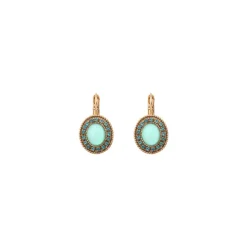 Louise thin sleeper earrings - blue