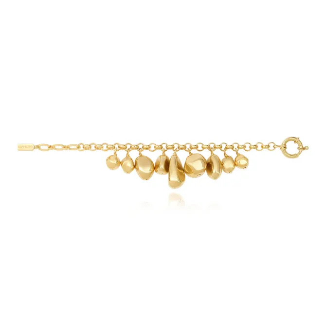 Loulou adjustable chain bracelet - gold