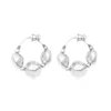 Loulou hoop earrings - silver