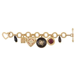 Lucky Charm Flexible Chain Bracelet - Red