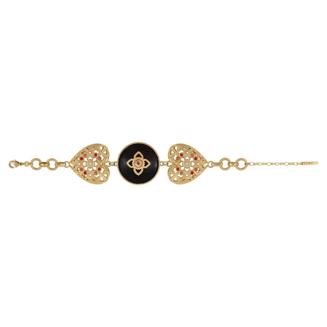 Lucky Heart Bracelet - Red