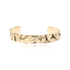 Lucy adjustable bangle bracelet - white