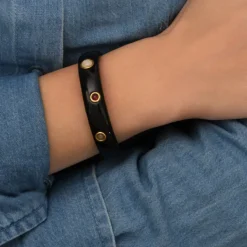 Masseria bangle bracelet - black