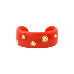 Masseria cuff bracelet - coral