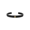 Masseria fine bangle bracelet - black
