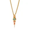 Mid-length Sun Necklace - Multicolored